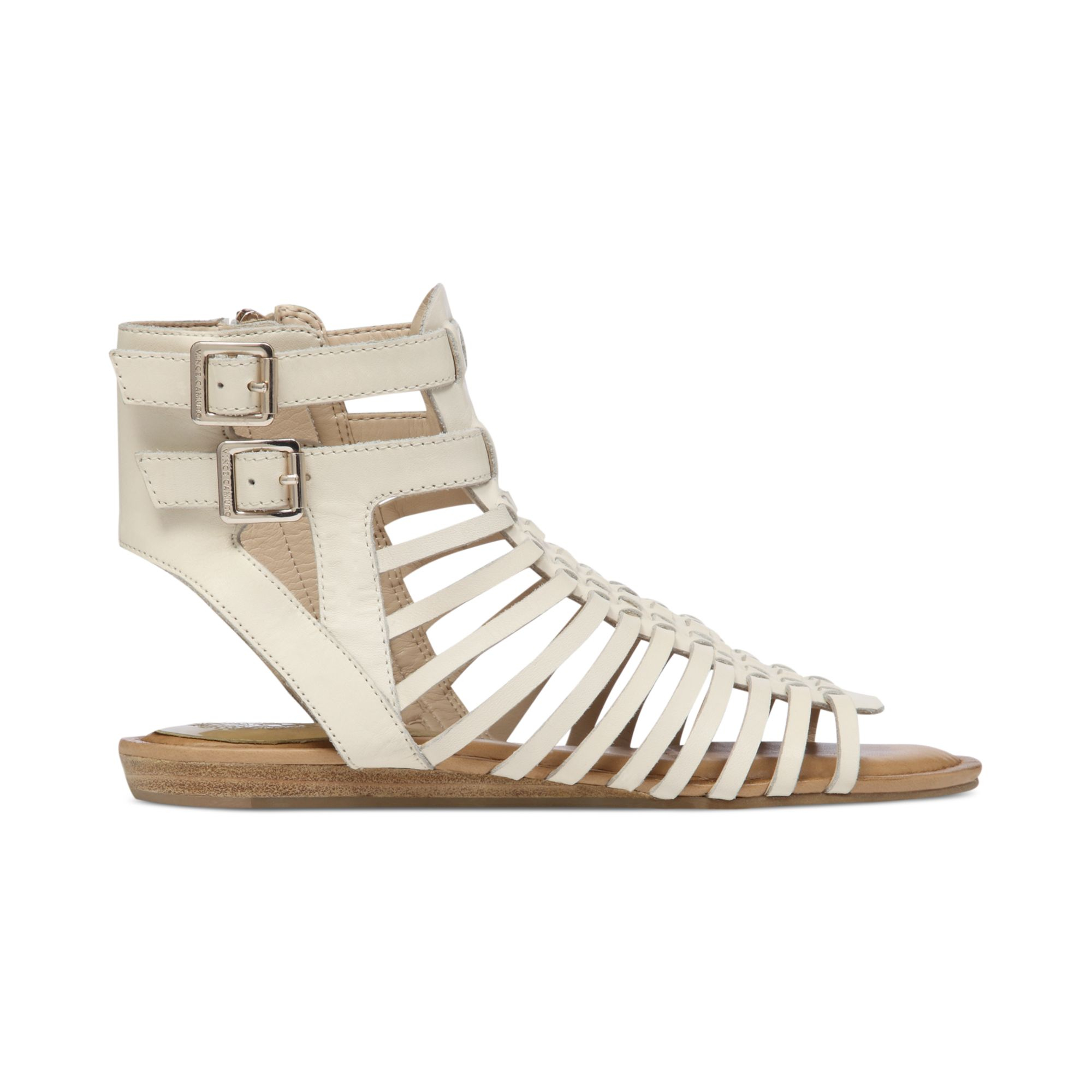 Vince Camuto Kensil Gladiator Sandals in White | Lyst