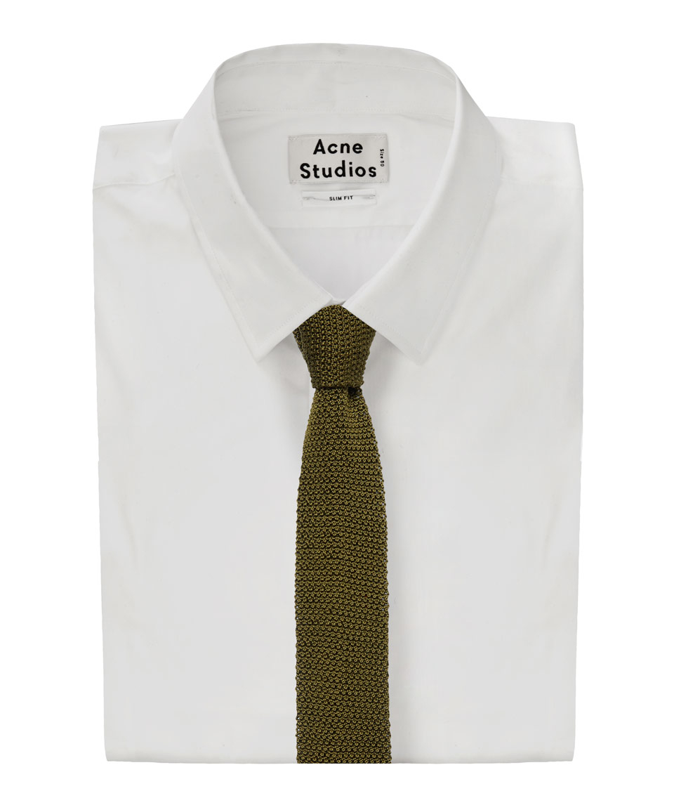 nick bronson knitted tie