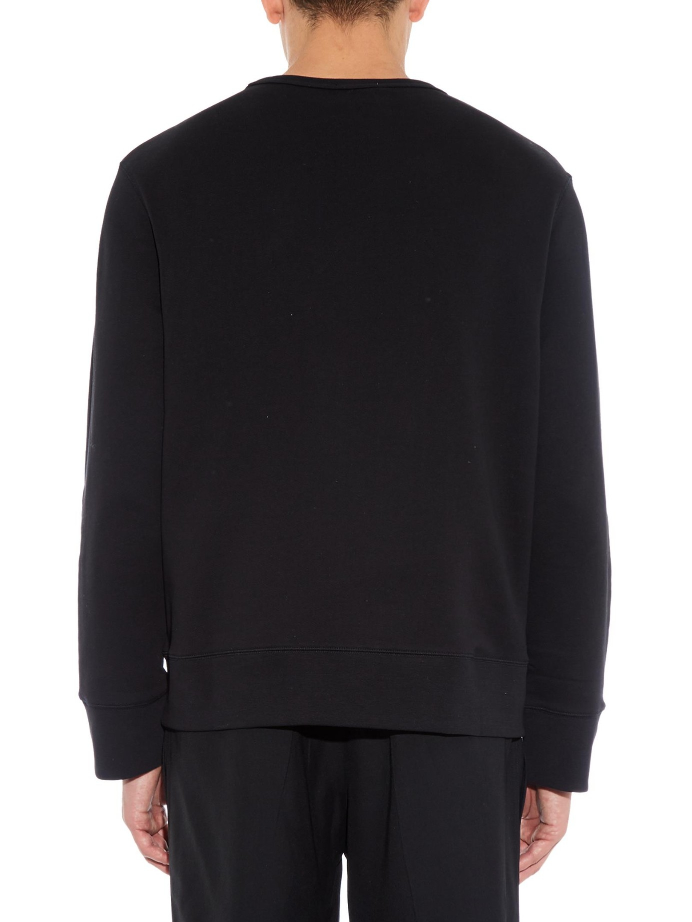 acne studios black sweatshirt