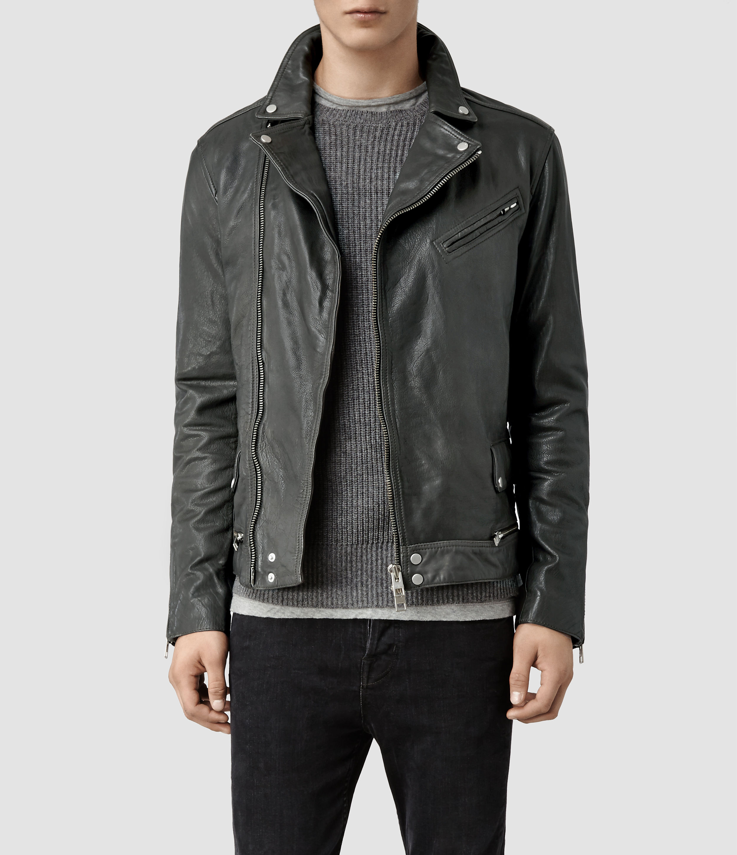 akira black leather jacket