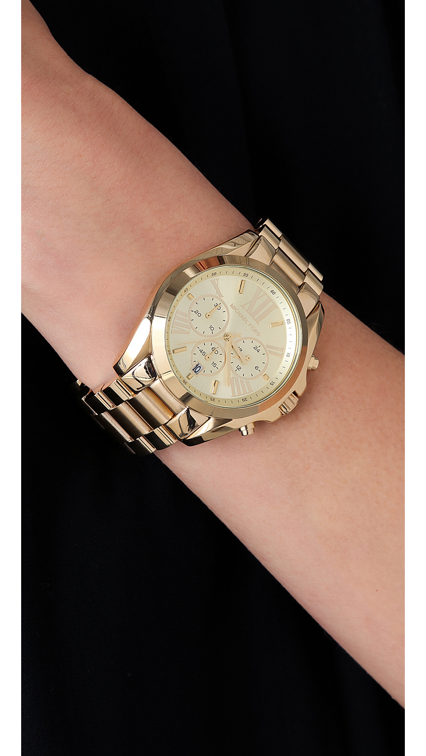 Michael Kors Gold Chronograph Watch Metallic | Lyst