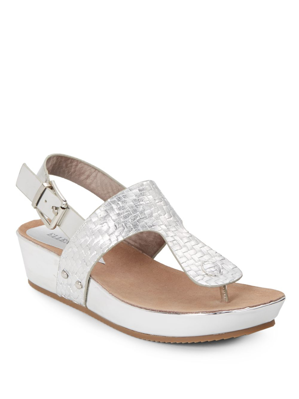 ellen tracy wedge sandals