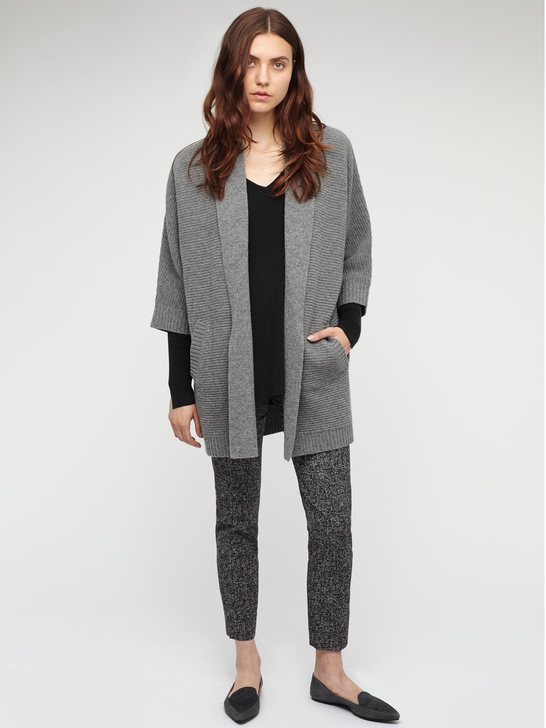 jigsaw grey cardigan