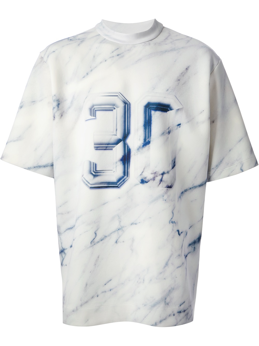 Lyst Juun.J Oversized Marble Tshirt in White for Men