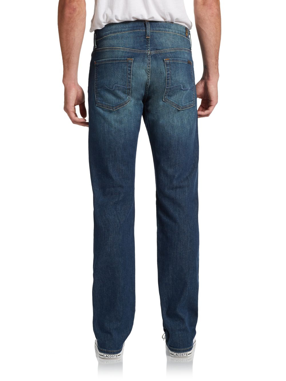 7 For All Mankind Standard Button-fly Jeans in Blue Men | Lyst