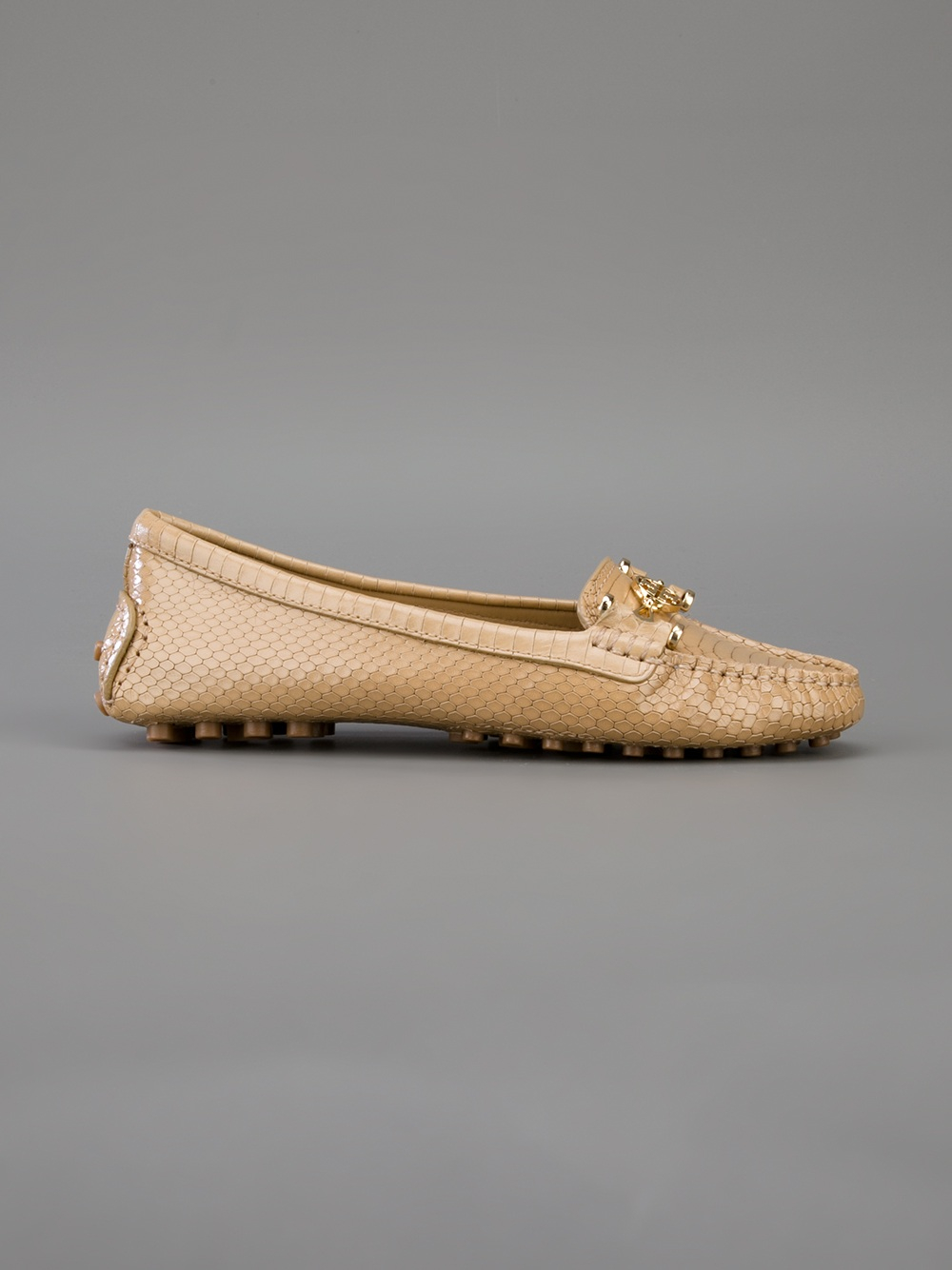 Tory Burch Daria Driver Loafer in Natural | Lyst