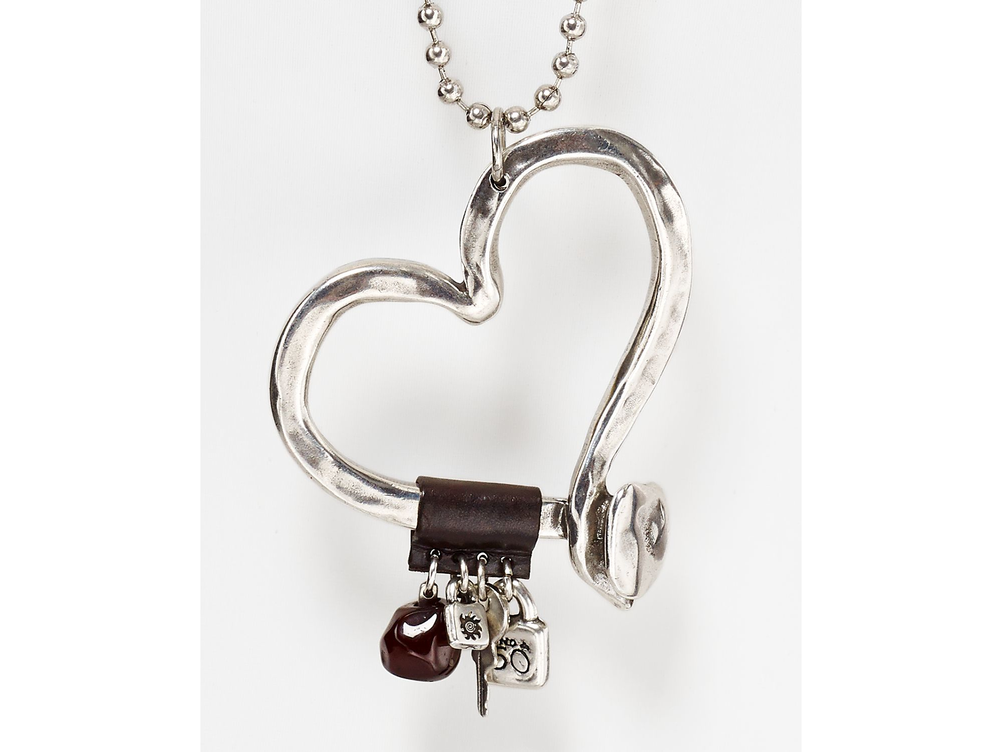 Uno de 50 Love At First Sight Necklace 34 in Metallic Lyst