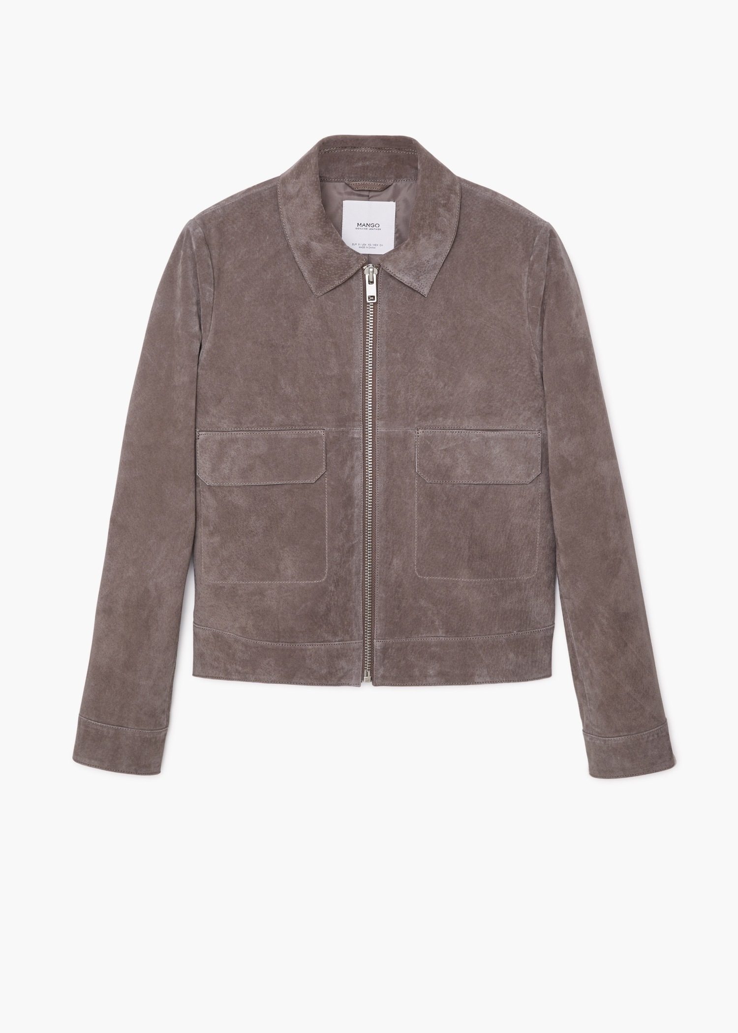 mango suede coat