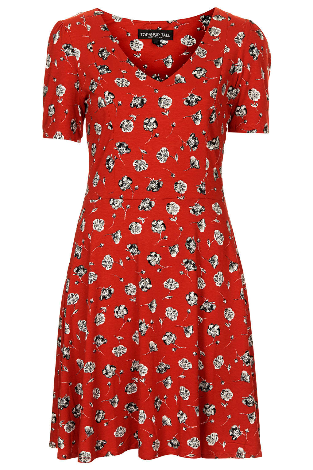 Lyst Tall Pansy Floral Dress in Red