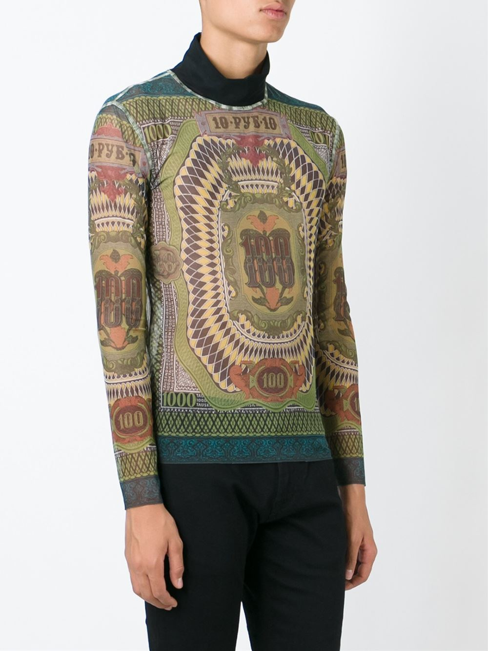 Jean Paul Gaultier 'tarbullbou'deville' Sheer Top for Men - Lyst