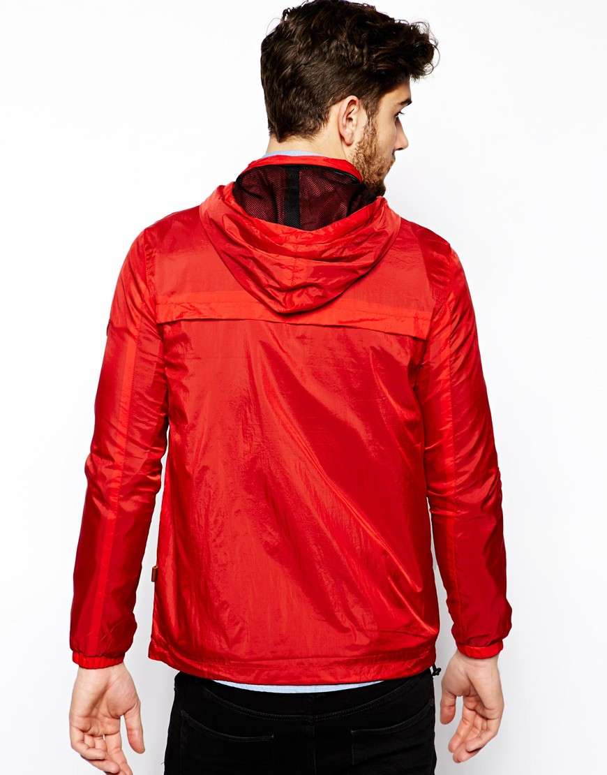 Red Nylon Windbreaker 51