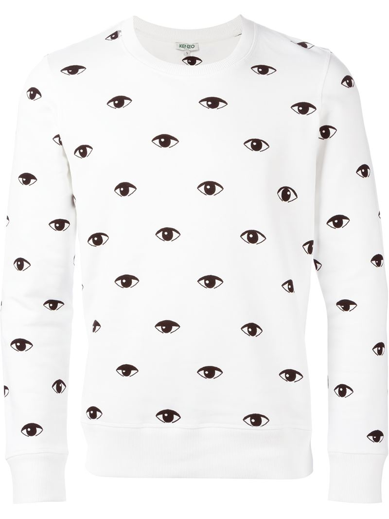 kenzo multi eye sweatshirt