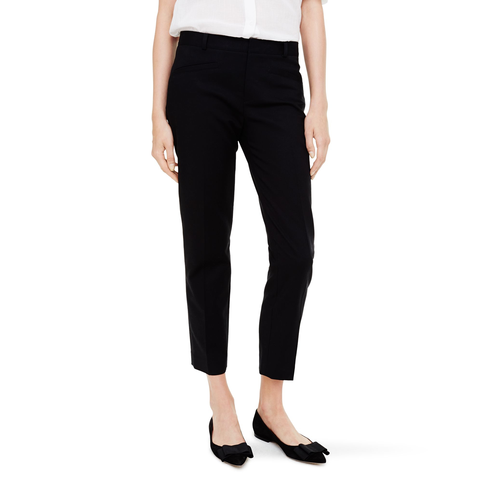 Club Monaco Ali Crop Pant In Black Lyst club-monaco-ali-crop-pant-in-black-lyst