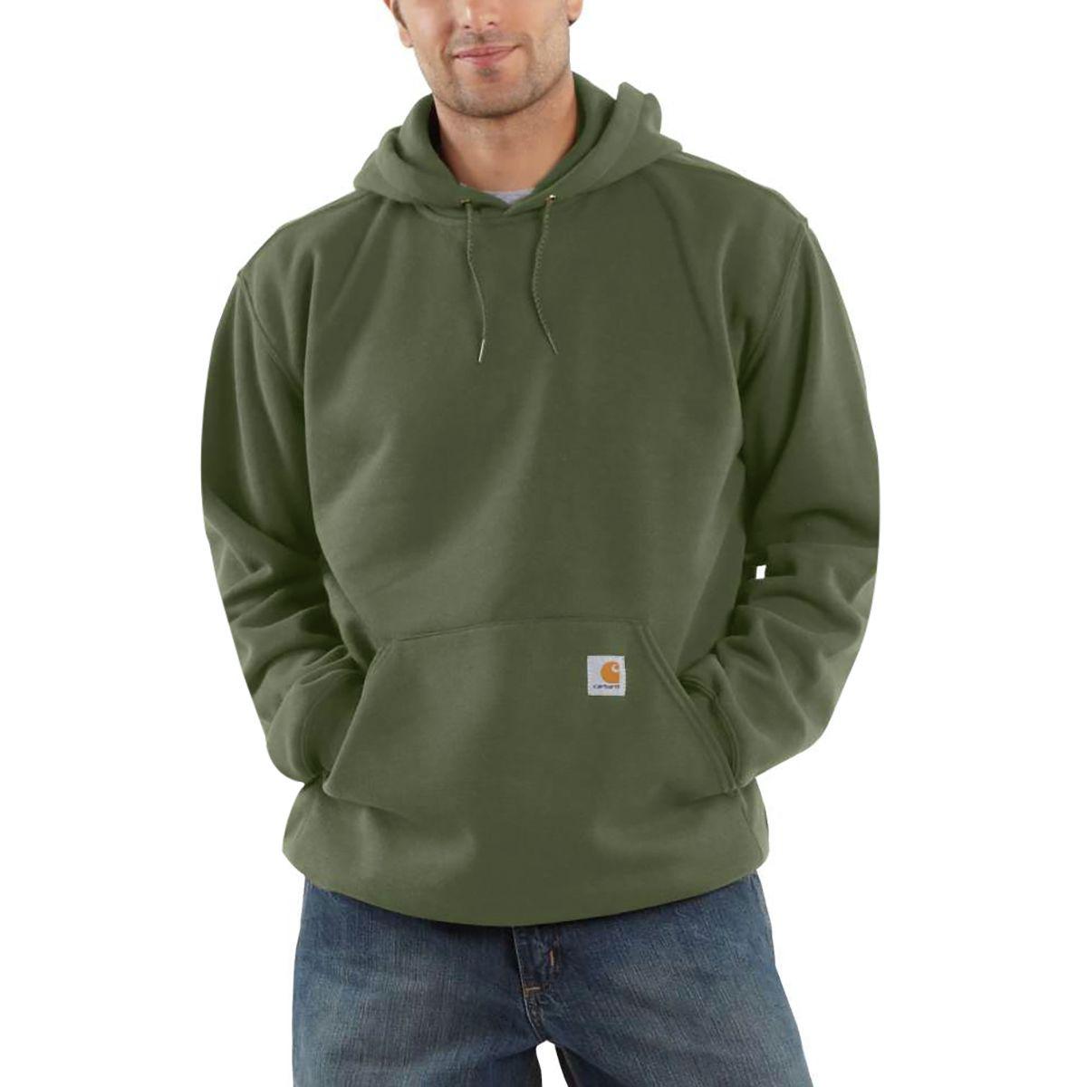 Carhartt Synthetic Midweight Pullover Hooded Sweatshirt in Moss (Green ...