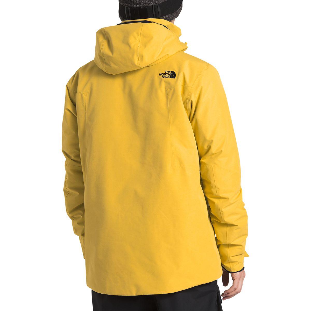 The North Face Synthetic Maching Hooded Jacket in Leopard Yellow