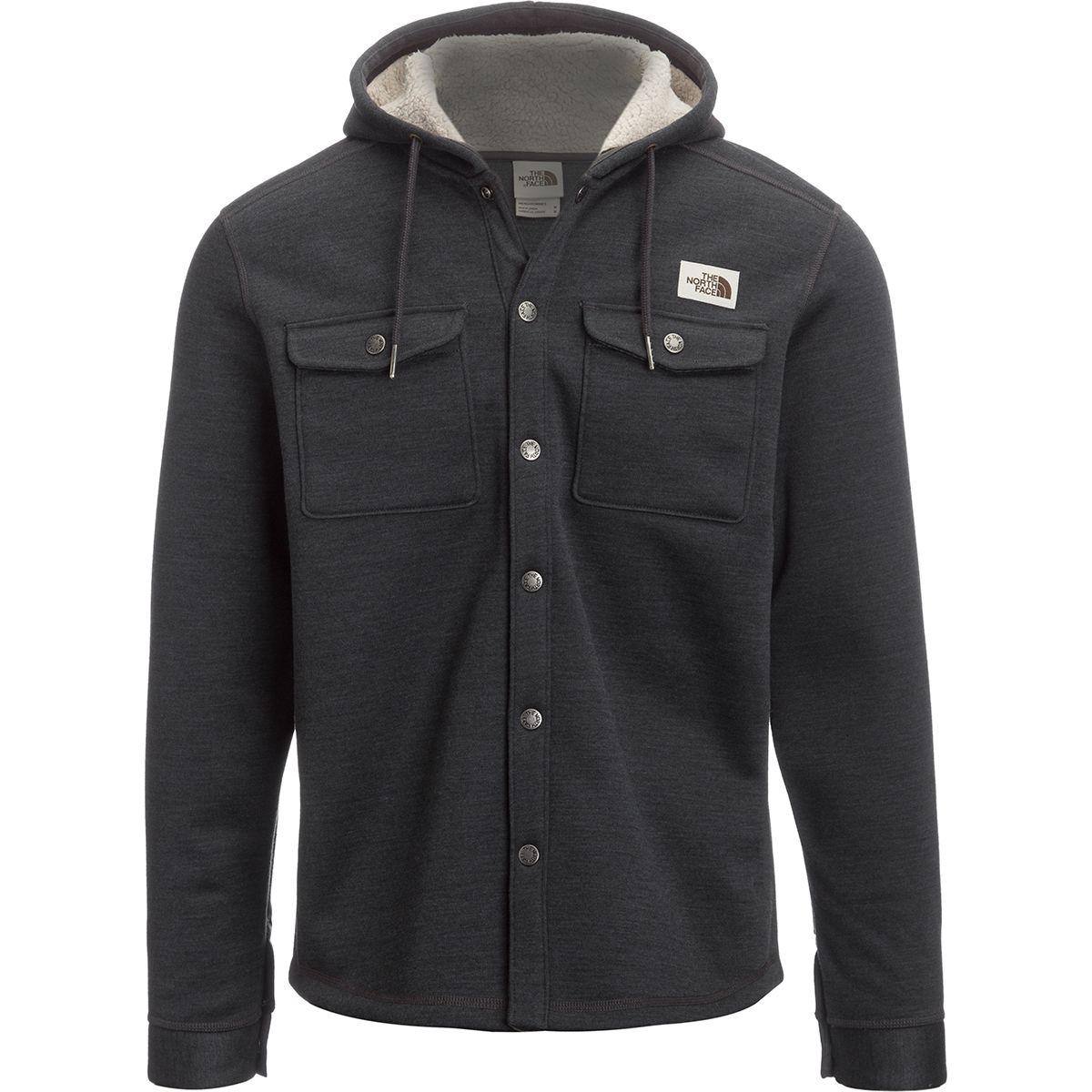 north face button up fleece
