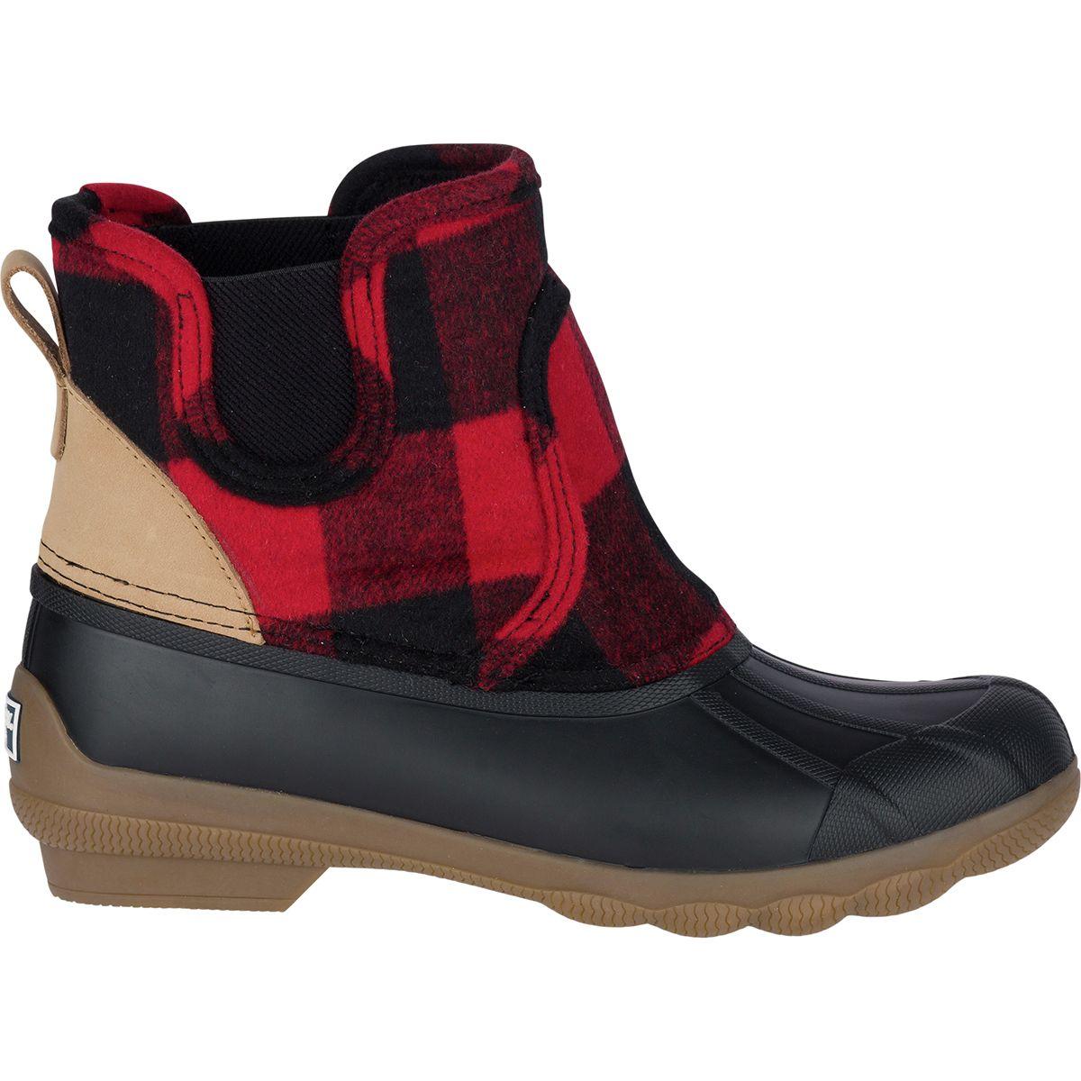 sperry red boots