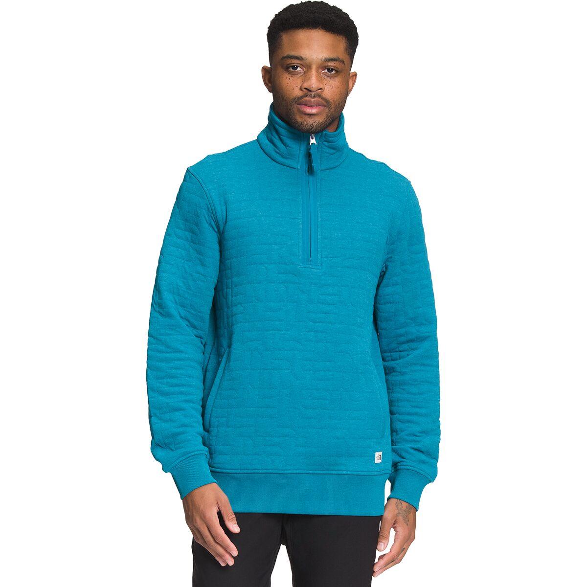 The North Face Longs Peak Quilted 1 4 zip Pullover in Blue for Men