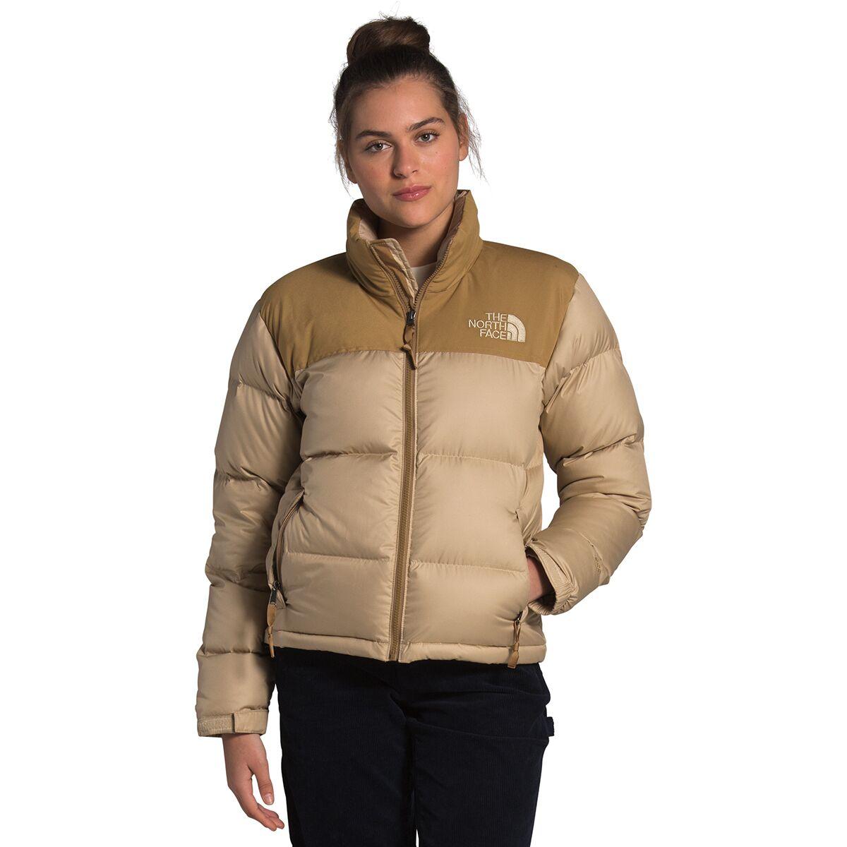The North Face Synthetic Eco Nuptse Down Jacket in Brown - Lyst