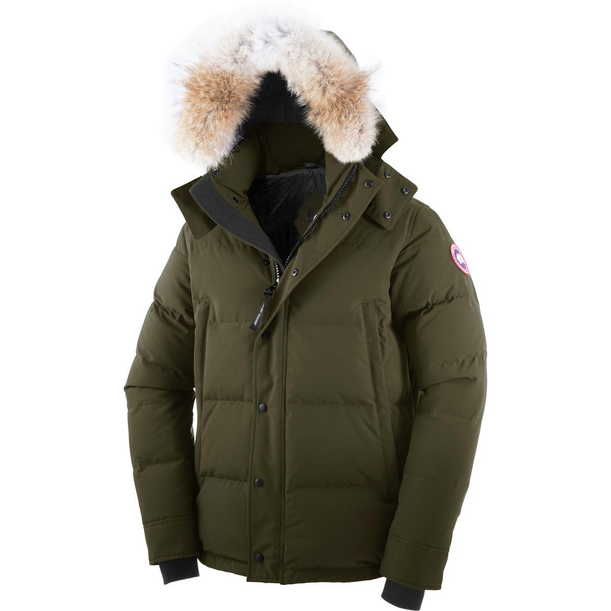 Canada Goose Goose Wyndham Down Parka in Military Green (Green) for Men ...