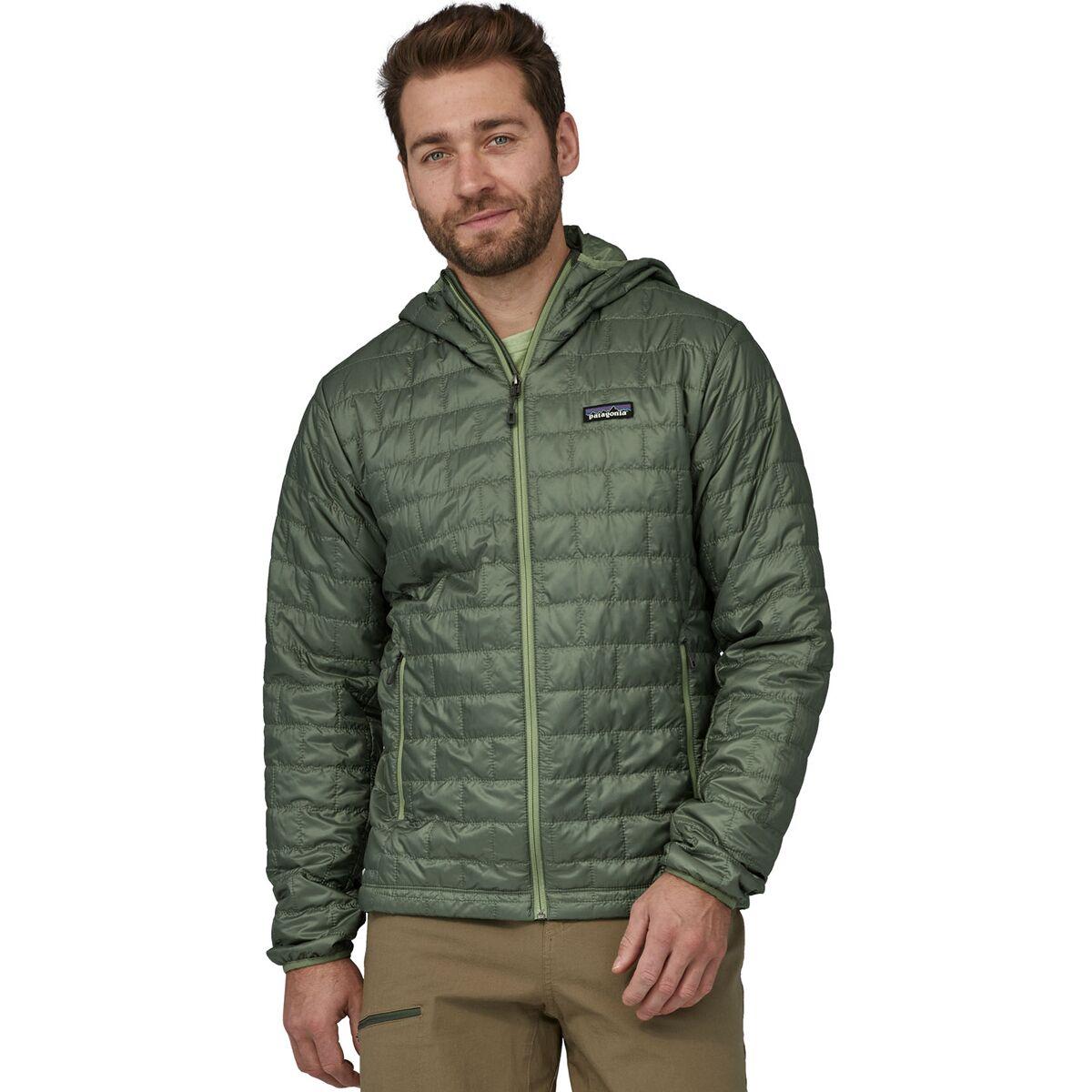 Patagonia Nano Puff Hooded Insulated Jacket in Green for Men Lyst