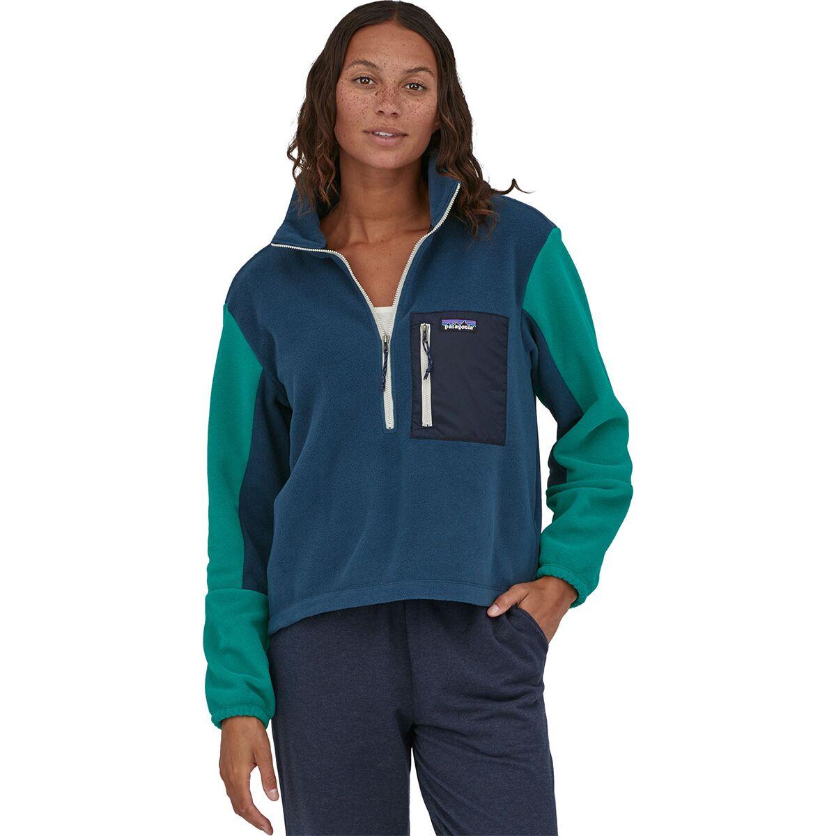Patagonia Microdini Halfzip Fleece in Blue Lyst