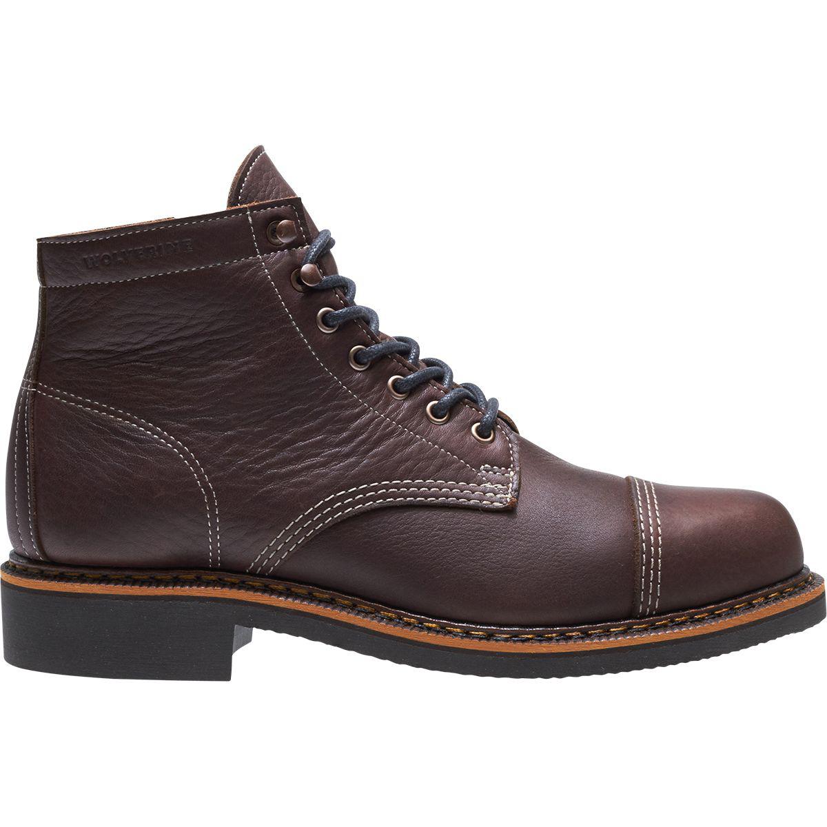 wolverine jensen cap toe boot