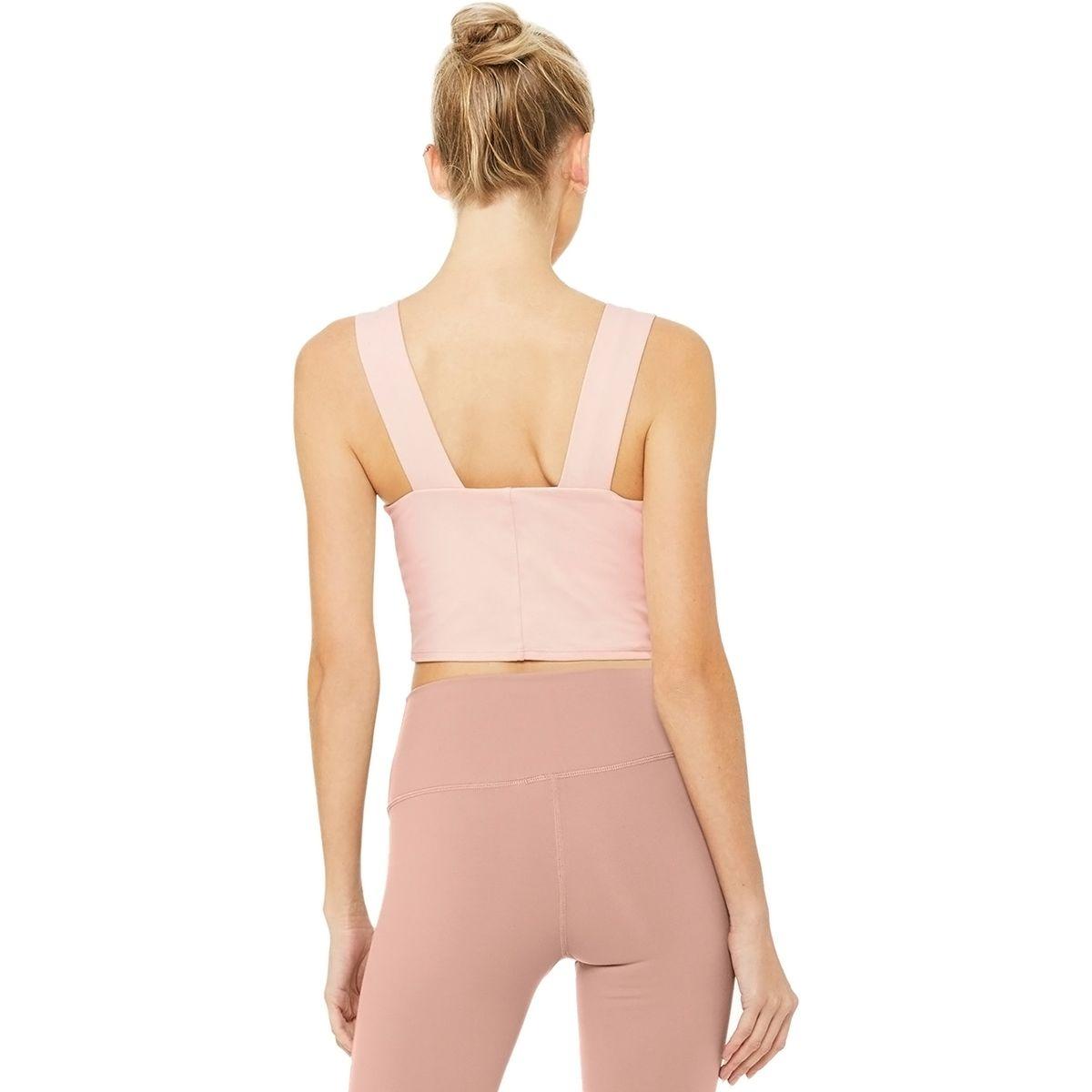 alo yoga bind fitted bra tank