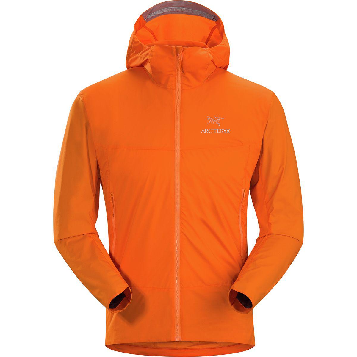 arcteryx orange jacket