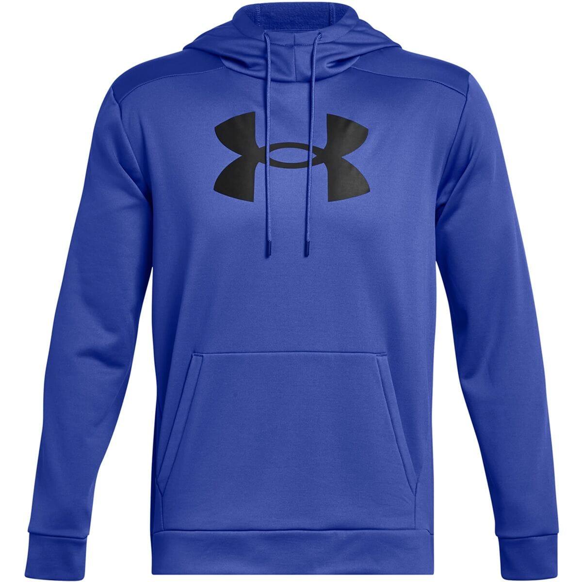 Under Armour Armour Fleece Big Logo Hd Pullover Hoodie in Blue for Men |  Lyst