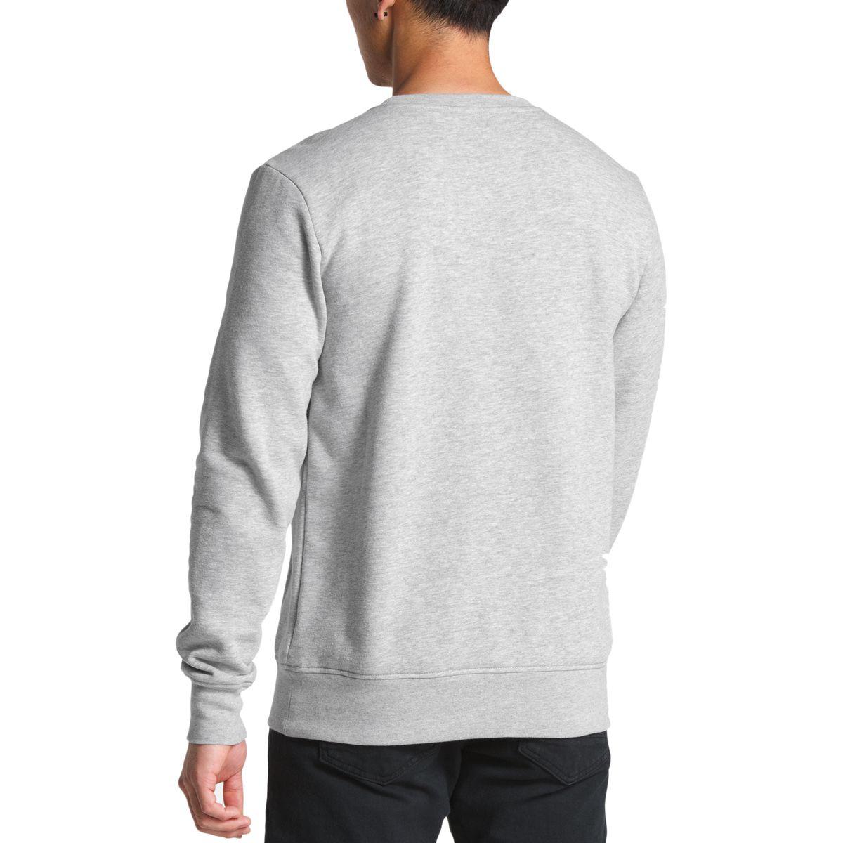 the north face men's novelty box crew pullover