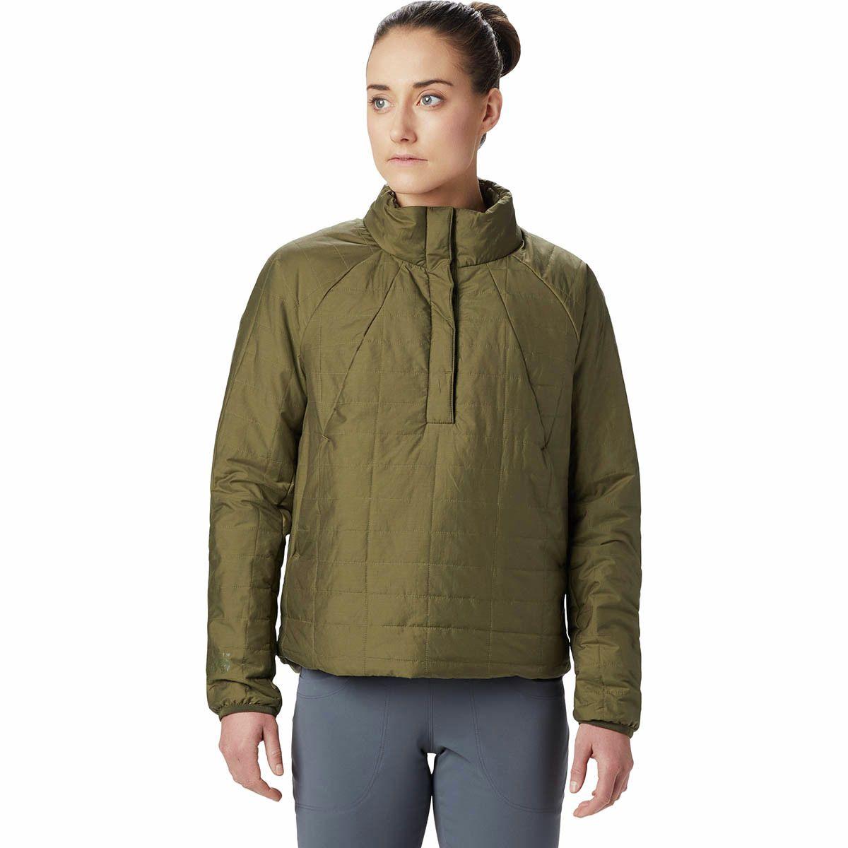 Mountain Hardwear Cotton Skylab Insulated Pullover in Green - Lyst