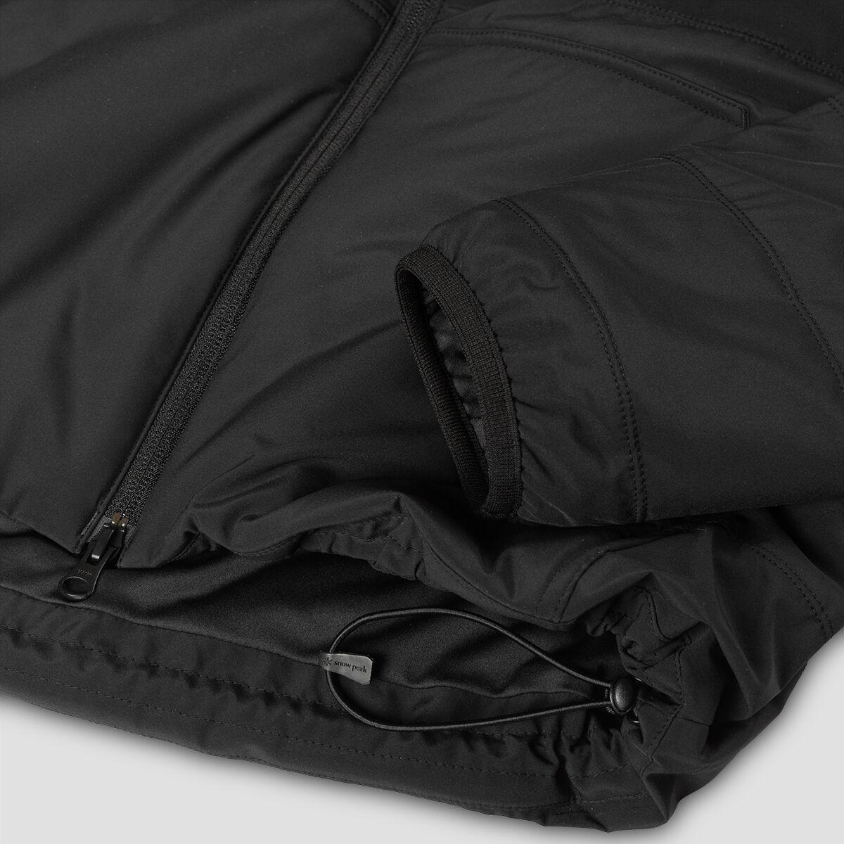 Snow Peak Flexible Insulated Zip Up Hoodie in Black for Men | Lyst