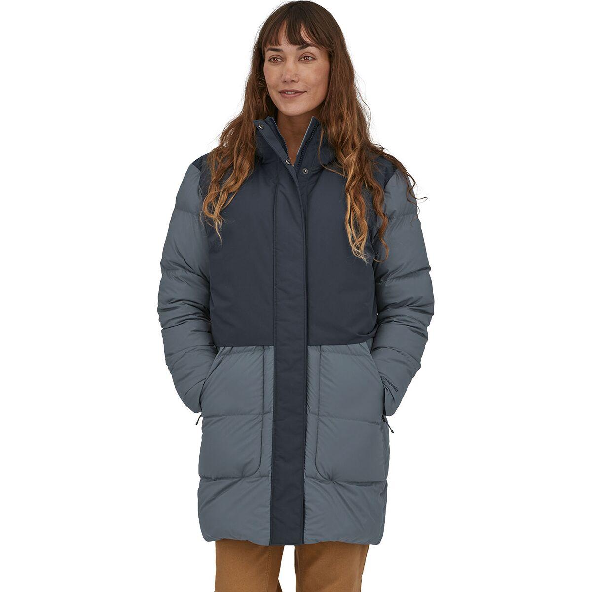 Patagonia Silent Down Hybrid Parka in Blue | Lyst