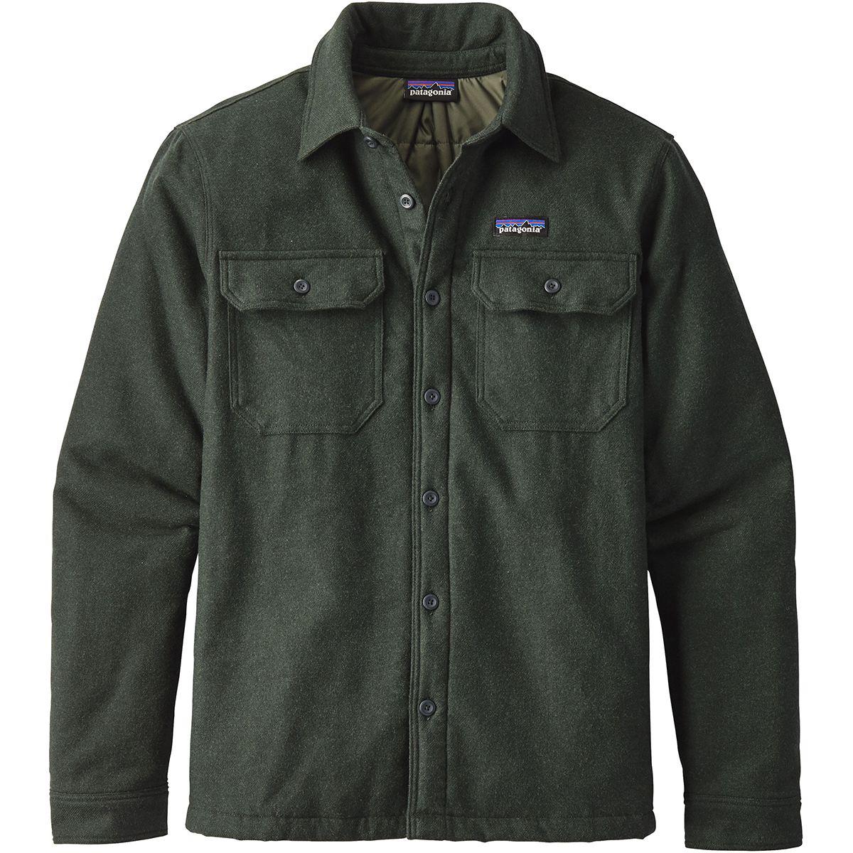 patagonia green flannel