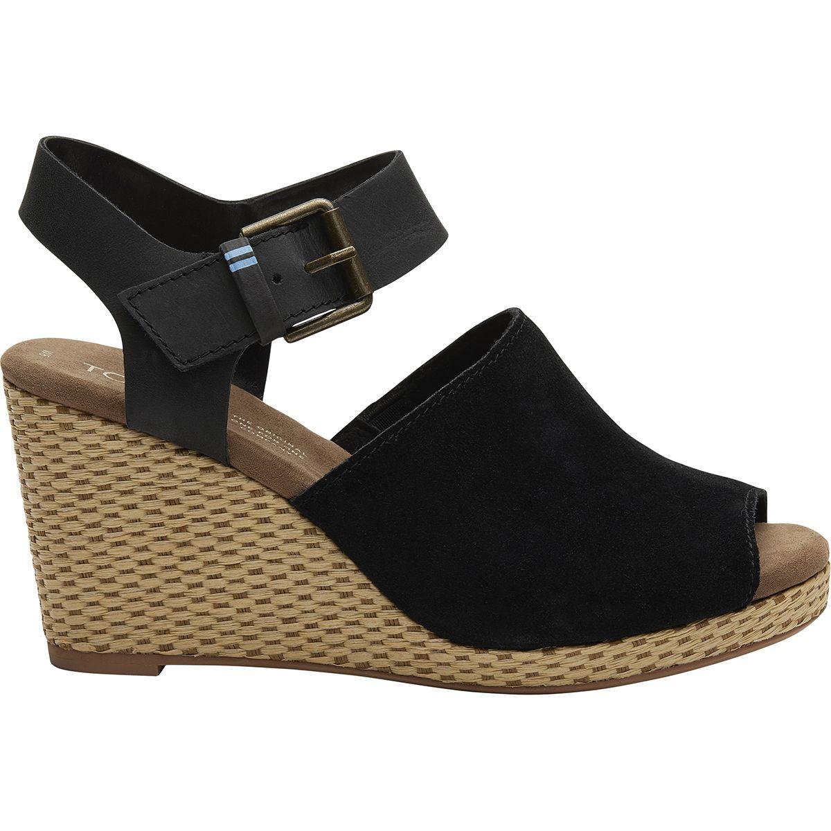 toms tropez wedges
