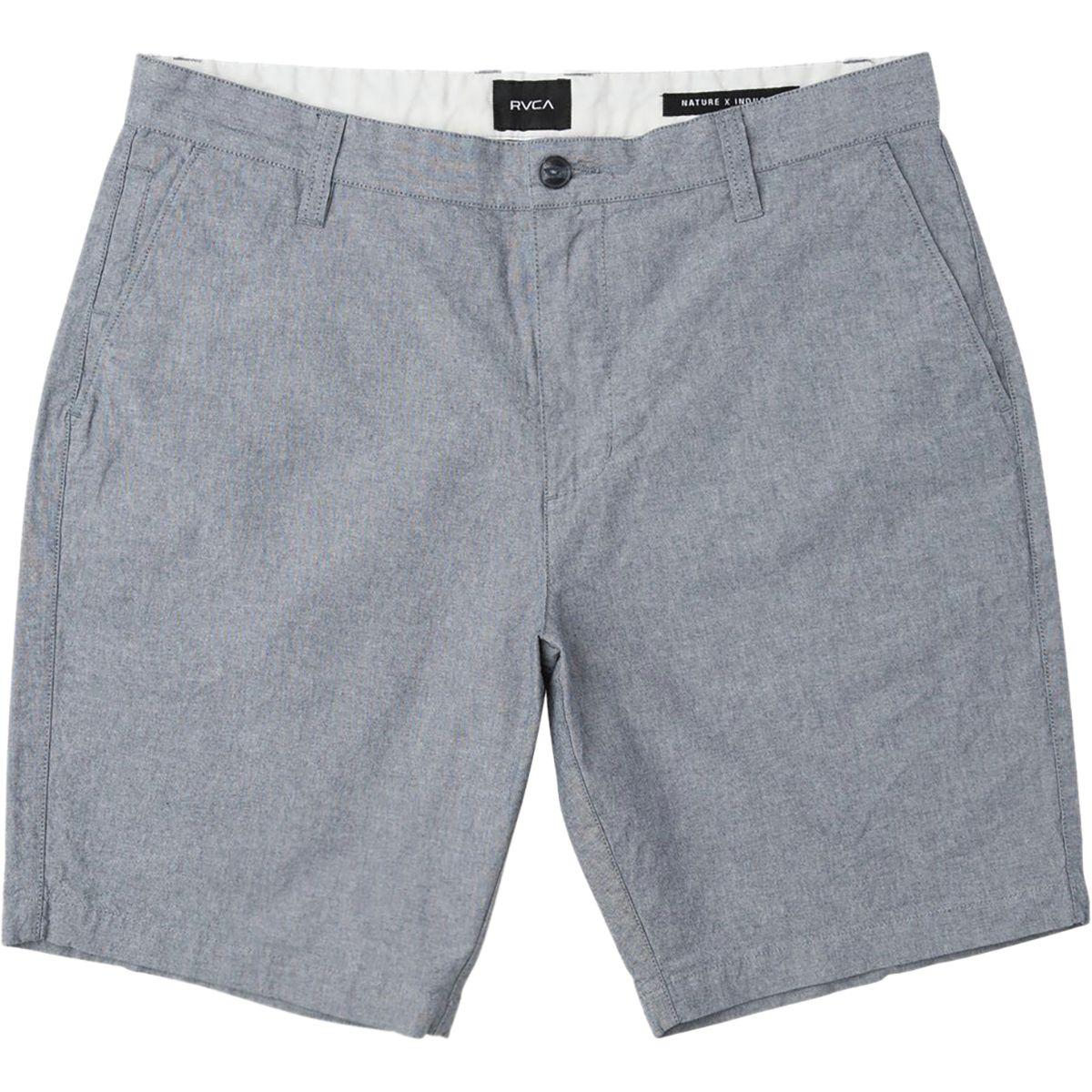 RVCA Cotton That'll Walk Oxford Short in Blue for Men - Lyst