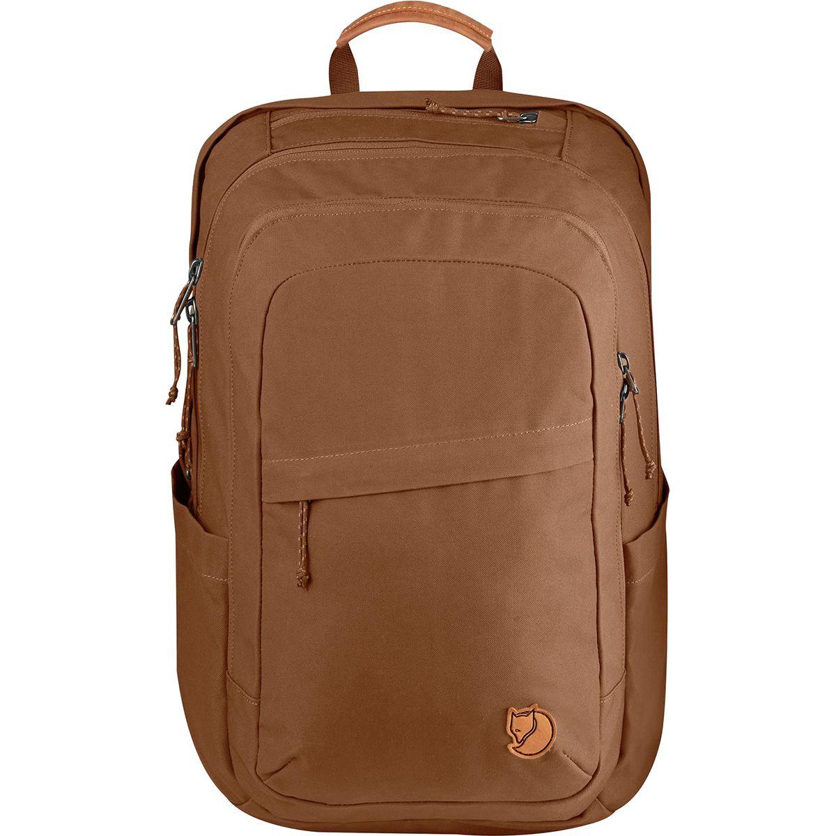 Fjallraven Leather Raven 28l Backpack in Chestnut (Brown) for Men Lyst