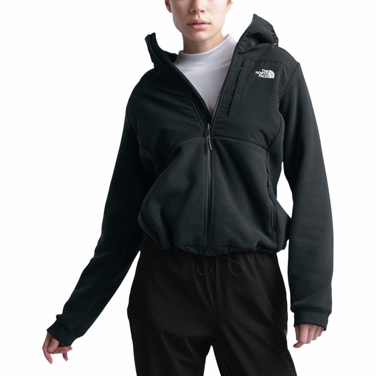 the north face denali 2 hooded fleece