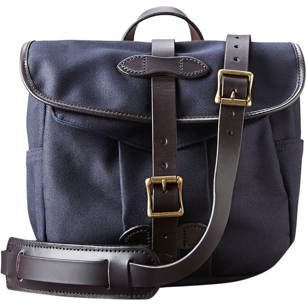Filson Leather Small Field Bag in Navy (Blue) Lyst