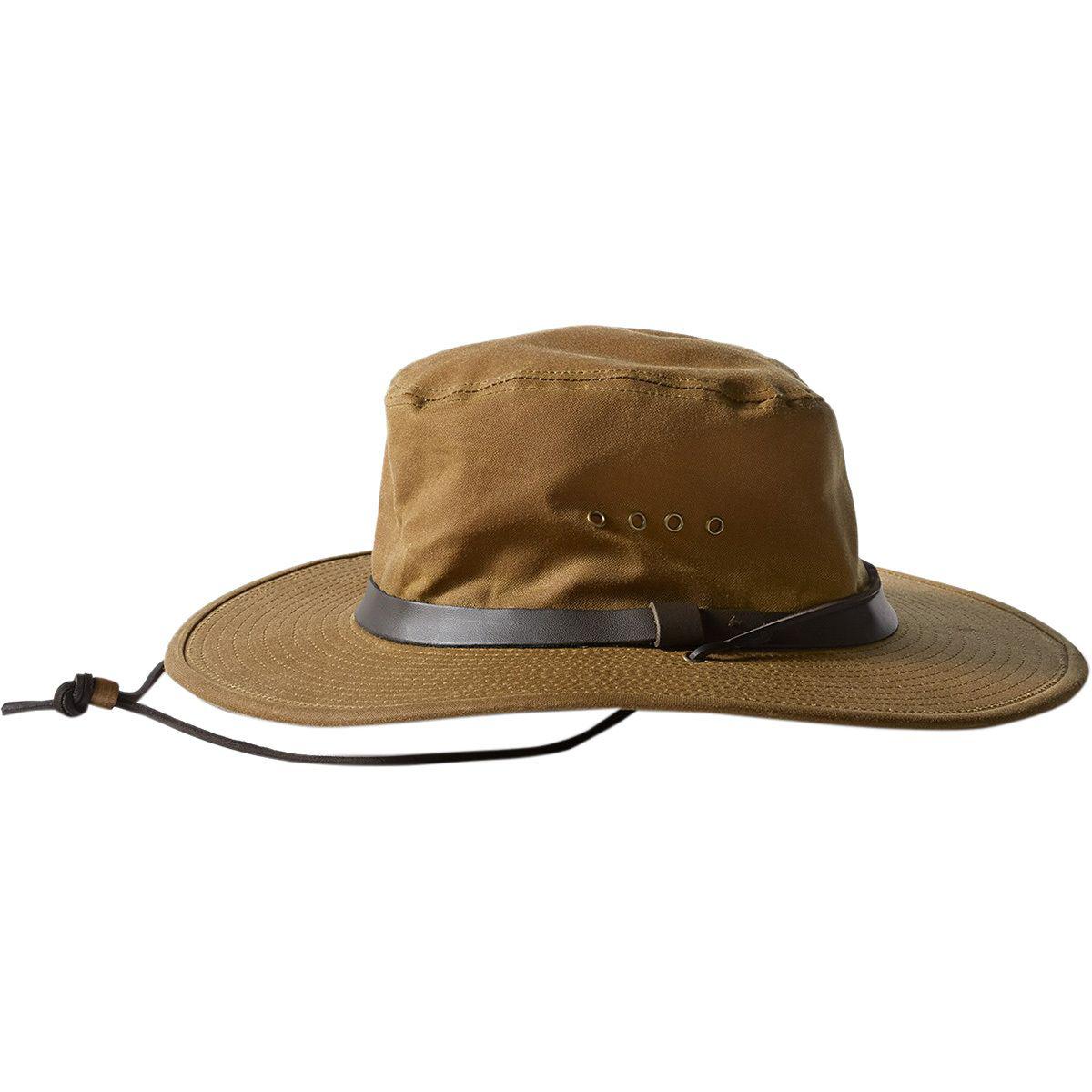 Filson Tin Cloth Bush Hat in Dark Tan (Brown) for Men - Lyst