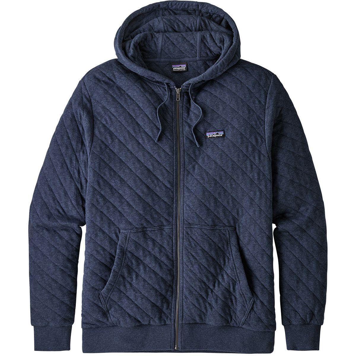 Patagonia Organic Cotton Quilt Full-zip Hoodie in Blue for Men - Lyst
