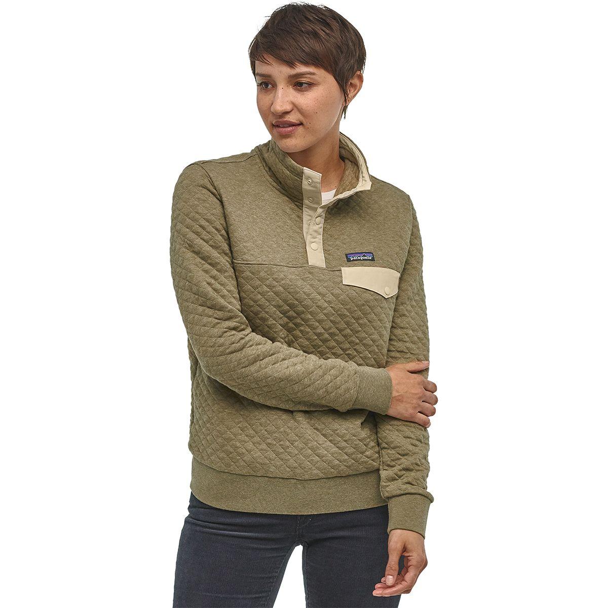 Patagonia Organic Cotton Quilt Snap-t Pullover Sweatshirt in Sage Khaki ...
