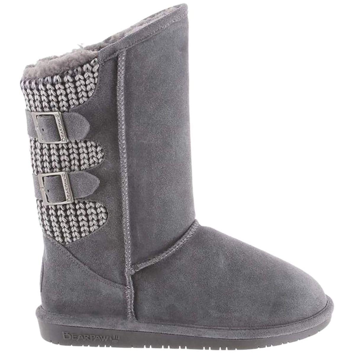 bearpaw boshie boots black