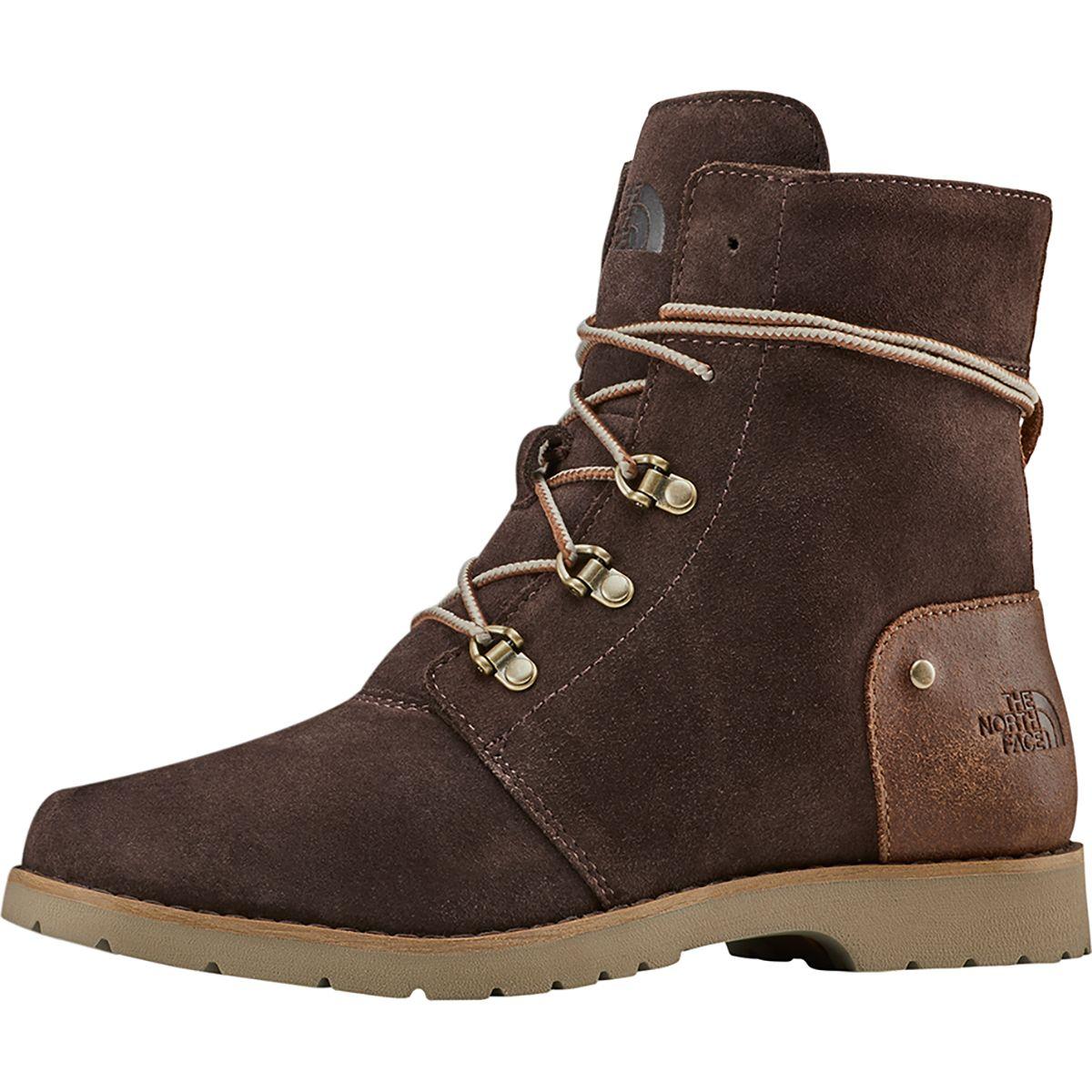 the north face women's ballard lace ii coated canvas boot