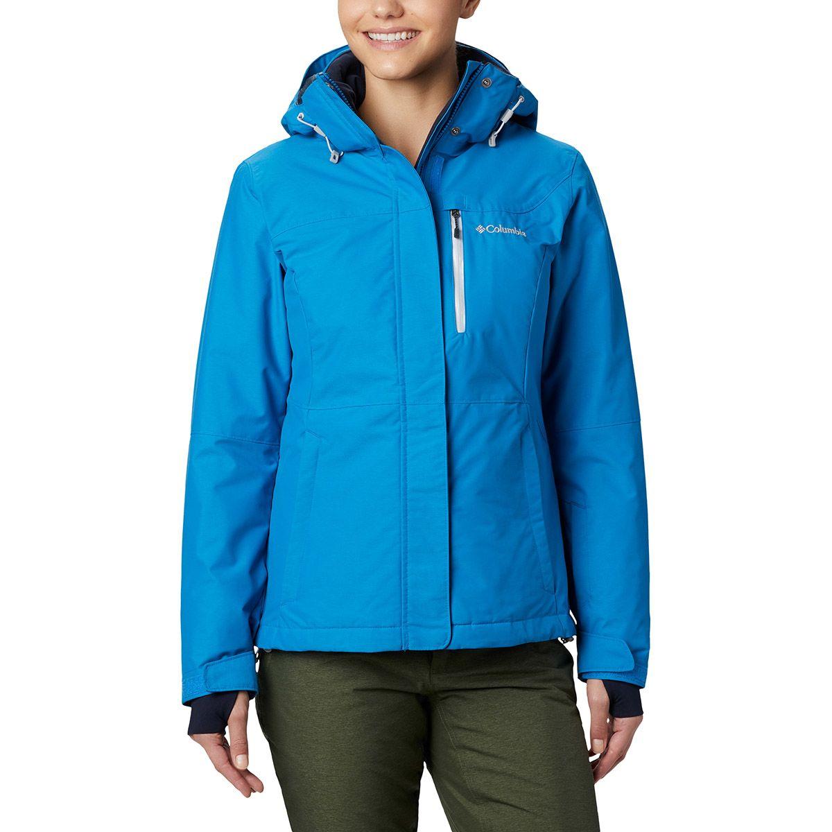 Columbia Synthetic Alpine Action Omniheat Hooded Jacket in Blue Lyst
