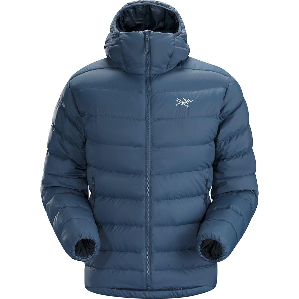 Arc'teryx Goose Thorium Ar Hooded Down Jacket in Blue for Men - Save 8% ...