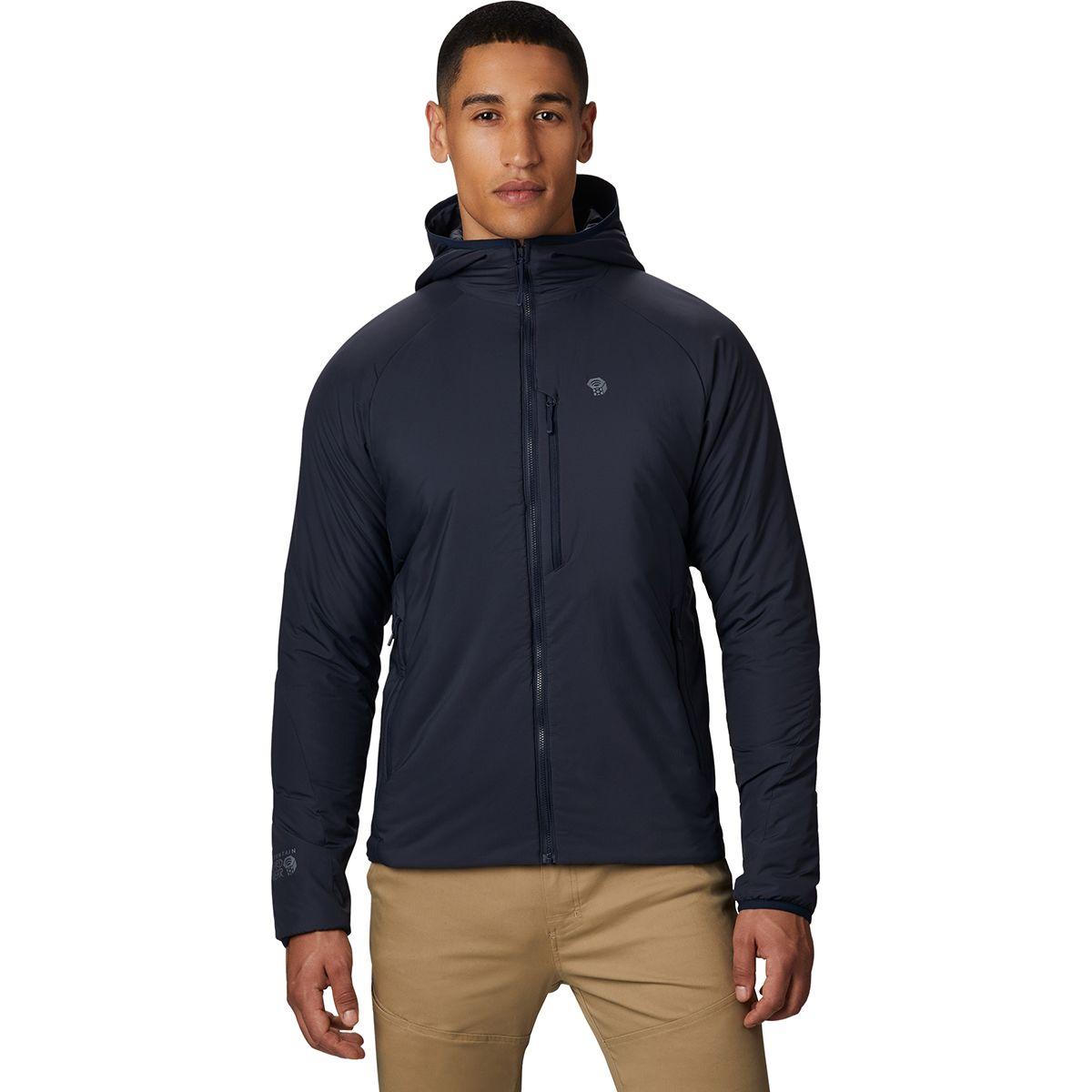 Mountain Hardwear Kor Strata Hooded Jacket in Dark Zinc (Blue) for Men