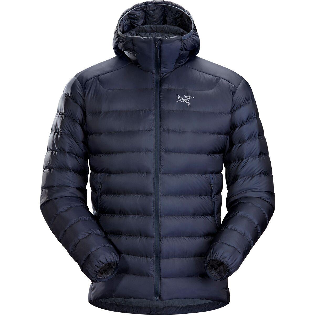 Arc'teryx Goose Cerium Lt Hooded Down Jacket in Blue for Men Lyst