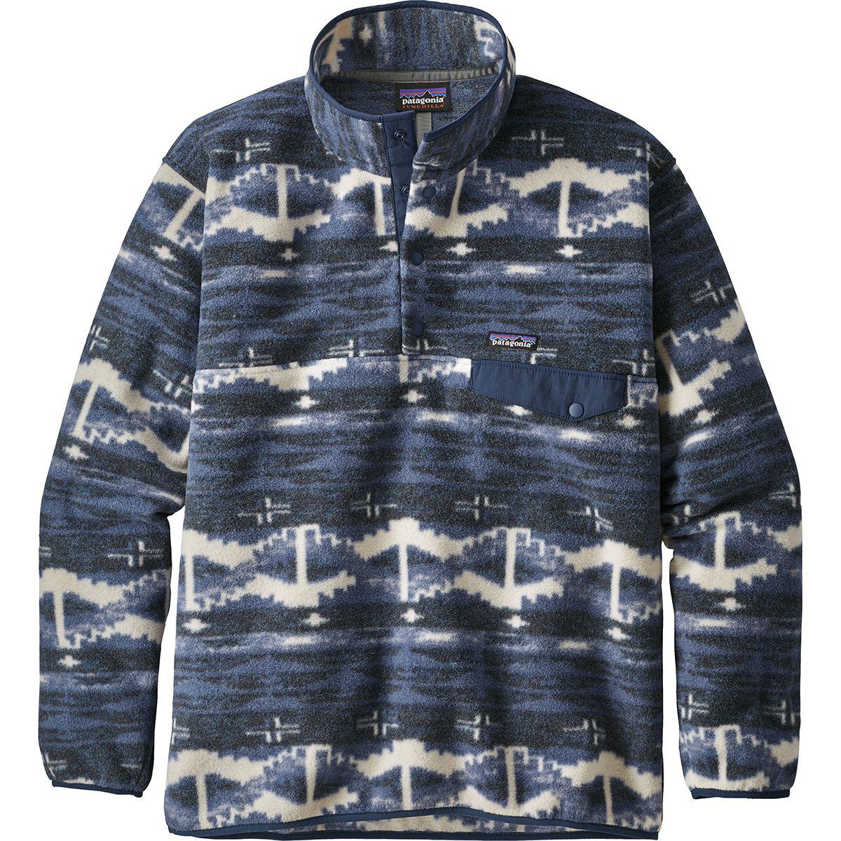 Patagonia Synchilla Snap-t Fleece Pullover in Blue for Men | Lyst